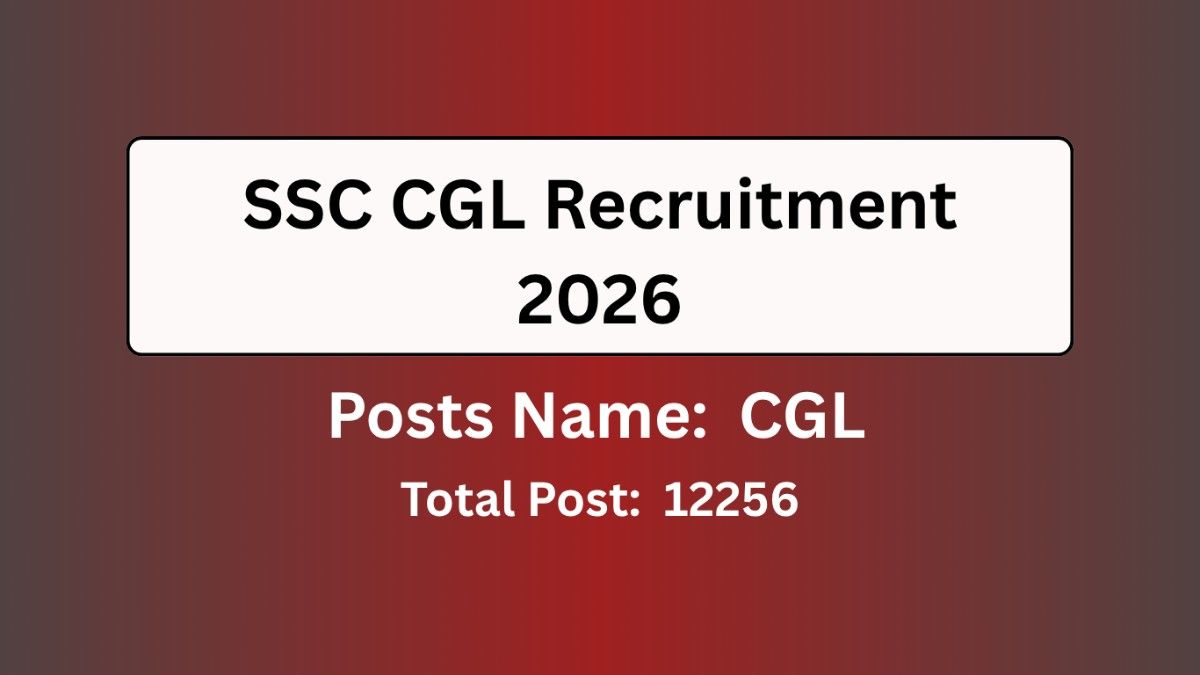 SSC CGL Recruitment