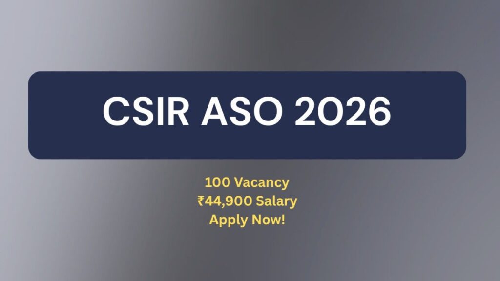 CSIR ASO