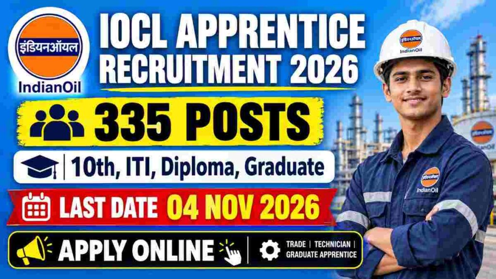 Indian Oil IOCL Apprentice Recruitment 2026