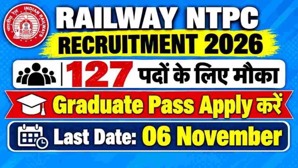 RAILWAY NTPC RECRUITMENT 2026